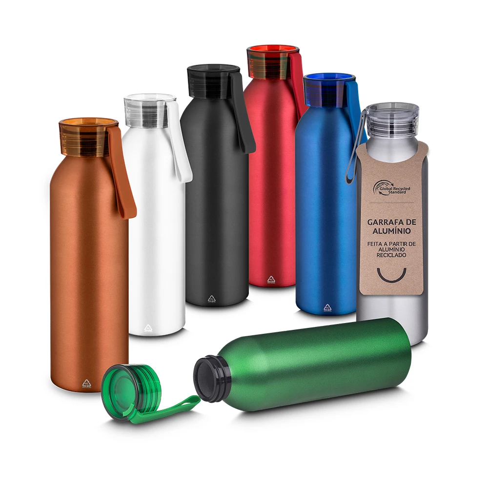 Garrafa em Alumínio Reciclado 600ml