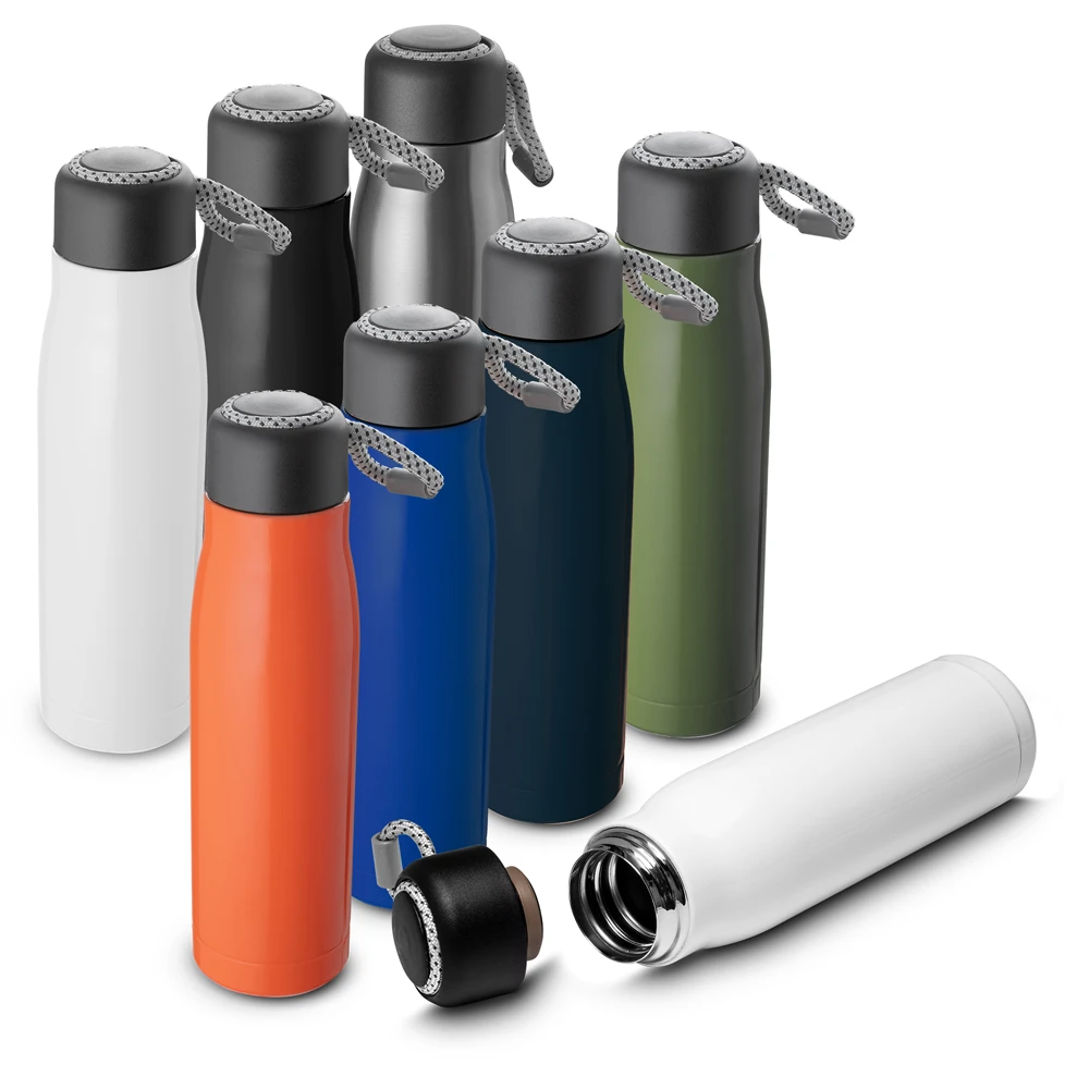 Garrafa Térmica com Alça em Corda 550ml