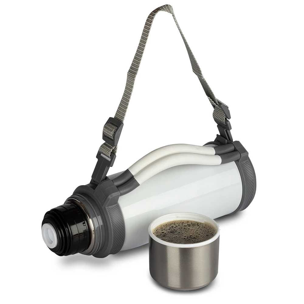 Garrafa Térmica com Alça Emborrachada 1.2L